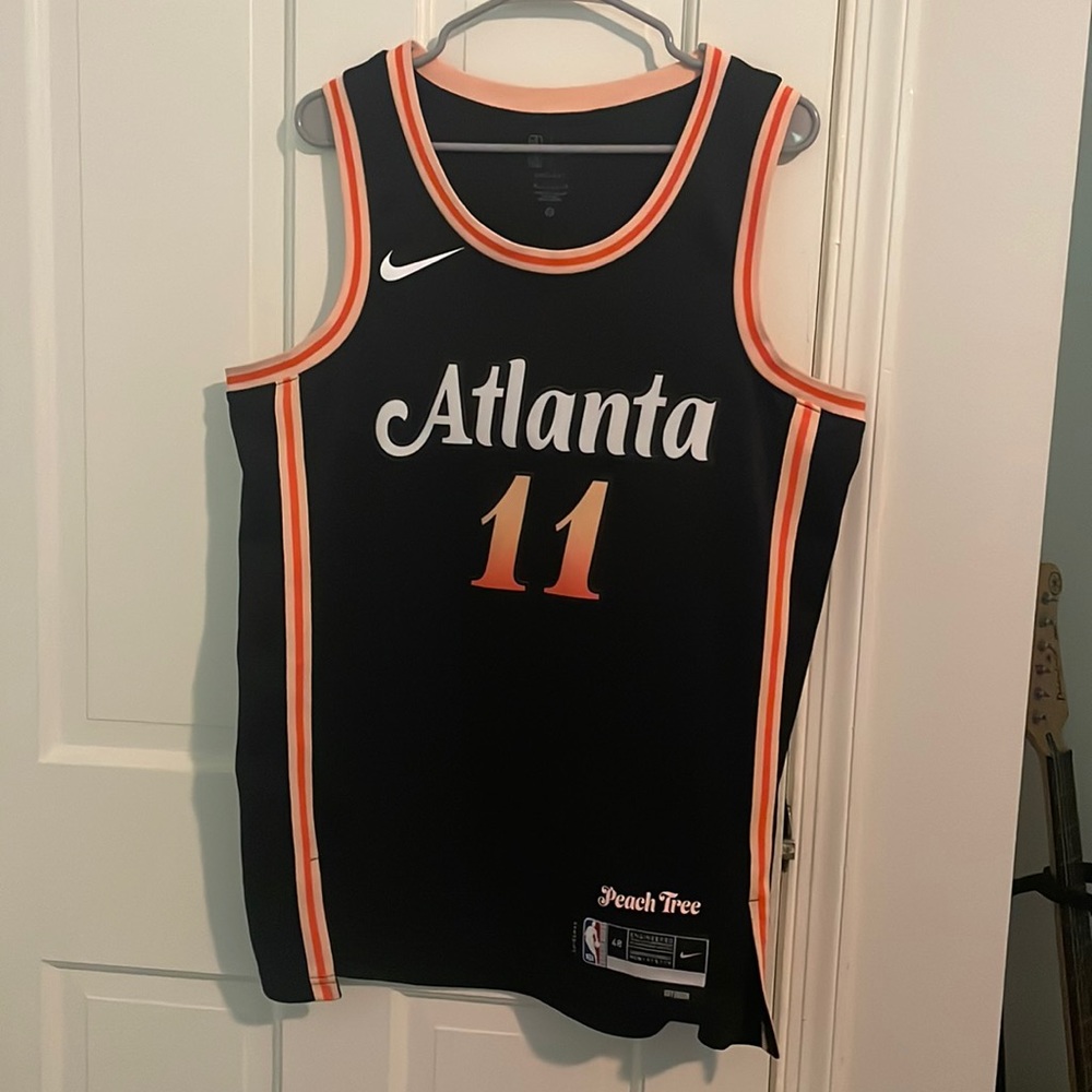 Trae Young Peach Tree Jersey
